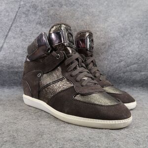 Michael Kors Shoes Womens 10 Sneakers Fashion Lifestyle Hidden Wedge Leather Mid